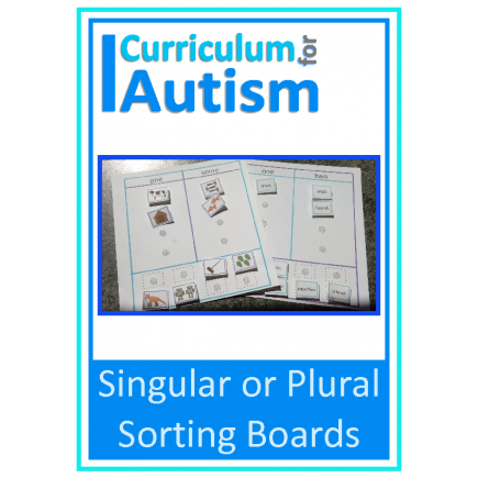 Singular & Plural Sorting Boards